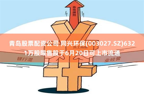 青岛股票配资公司 同兴环保(003027.SZ)6321万股限售股于6月20日可上市流通